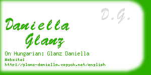 daniella glanz business card